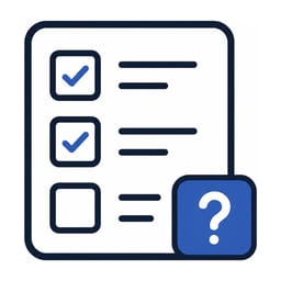 Extra questions help category icon