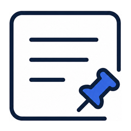 Notes help category icon